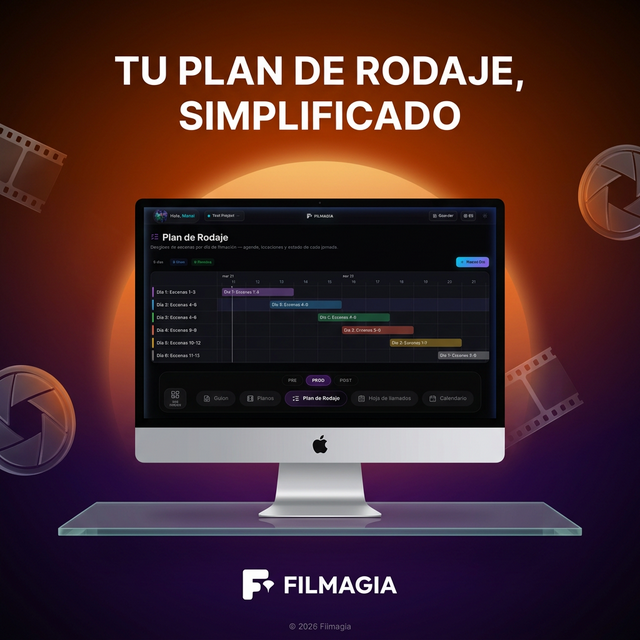 Filmagia Plan de Rodaje